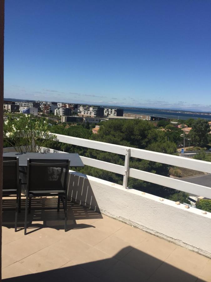 Face A La Mer Avec Piscine A Sète Kültér fotó
