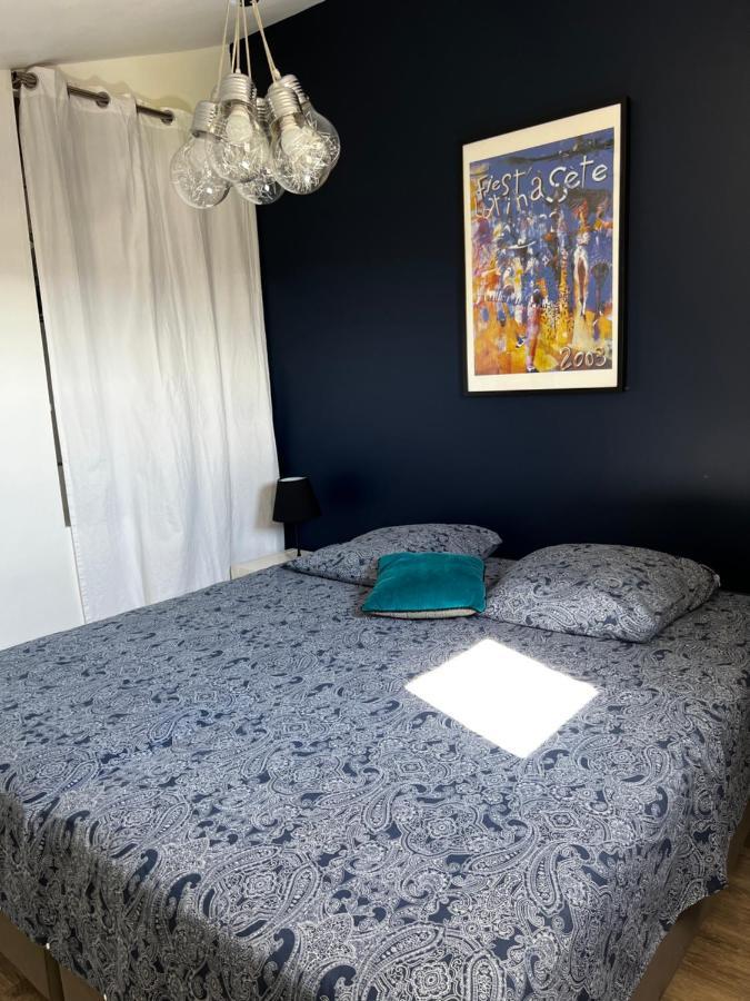 Face A La Mer Avec Piscine A Sète Kültér fotó